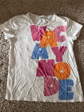 White 'VACAY MODE' Graphic Tee for Kids